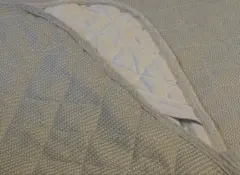 （新品未使用）ニトリ シングル 敷パット ベッドパット パッド グレー 寝具