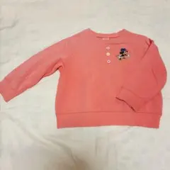 ユニクロ UNIQLO ディズニーコラボ キッズ 100 トレーナー ピンク
