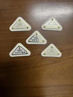 5個セット PRADA トライアングルロゴプレート