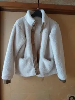 niko and... フリースジャケット M クリーム