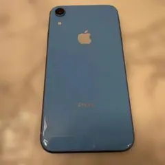 iPhoneXR 本体64GB SIMフリー ブルー　水色　青　本体　スマホのサムネイル