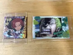 ONE PIECE ウエハースシール　イタジャガ　シャンクス、ゾロ