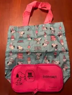 スヌーピー　エコバッグ　折りたたみ