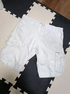 TOMMY　HILFIGER トミーヒルフィガー　カーゴ　ショートパンツ　白