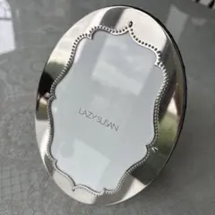 LAZY 수잔 타원형 실버 컬러 포토 프레임
