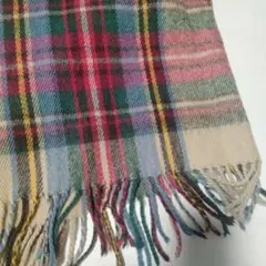 チェックマフラー