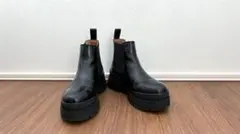 ORCIVAL 厚底レザーサイドゴアブーツ