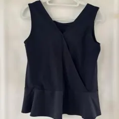 COMME CA ISMベスト9号紺色