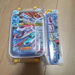 プラレール　弁当箱　450ml　スケーター　男の子　箸　スライド　16.5cmのサムネイル