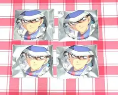 名探偵コナン プラザ 場面写 TD 缶バッジ 怪盗キッド 4個 セット