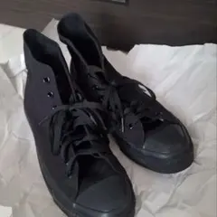 ブラック ハイカット コンバース