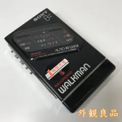 【完全動作品】美品SONY WM-F203 カセットコーダー 赤 完全動作品】美品SONY WM-F203 カセットコーダー 赤 完全動作品