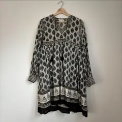 美品 FREAK'S STORE ワンピースアジアンインド製 秋