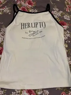 herlipto Logo Top カップ付きキャミソール Mサイズのサムネイル