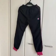 Champion ジャージ 裏起毛 冬服 150サイズ 黒/ピンク