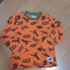 恐竜総柄長袖Tシャツ