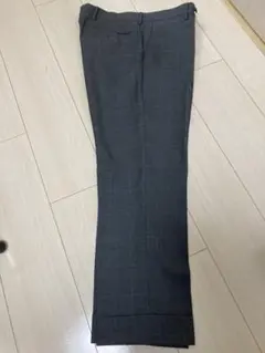 マッキントッシュフィロソフィー　グレー チェック柄 スラックス 38R