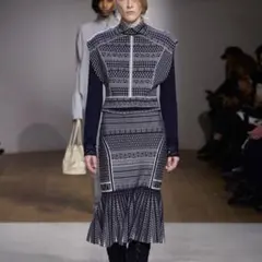 Mame Kurogouchi 16AW エンボス ジャガード スカート カーキ - メルカリ