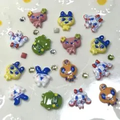 たまごっちネイルパーツセット15個012