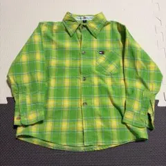 トミーヒルフィガー　ネルシャツ　4Y