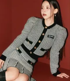 LILY BROWN×MARY QUANT ツイードニット 美品 2025購入