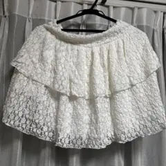 coca レースフリルスカート