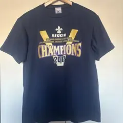 立教大学　RIKKIO 野球部CHAMPIONS 2017 Tシャツ　サイズＬ