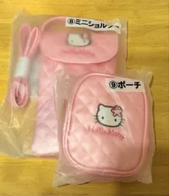 ハローキティ　ピンクキルト　くじ　2コセット