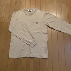 BEN DAVIS ベージュ 長袖Tシャツ M