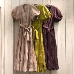 SNIDEL コットンカシュクールワンピース