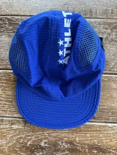 【新品、未使用品】ATHLETA メッシュキャップ 青　子供用