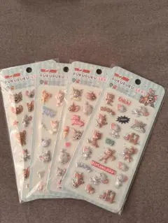 トムとジェリーぷくぷくシール　4枚セット