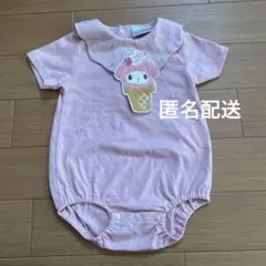 マイメロディ　マイメロ　バースデイ　futafuta 半袖ロンパース　80cm