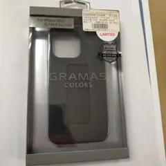 (d4)GRAMAS iPhone13pro用ブラックケース