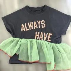MARKEY'S マーキーズ　チュール付きTシャツ　100cm