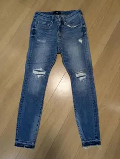 AZUL by moussy スキニーデニム ライトブルー