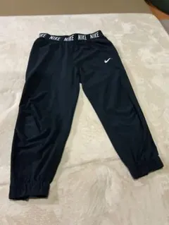 Nike 7部丈ジャージパンツ 黒レディース XLメンズML