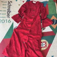 レトロ ロングワンピース