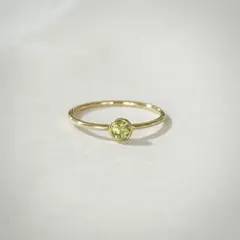 ペリドット リング