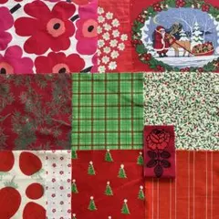 ◾️専用◾️マリメッコ　北欧　ハギレセット　北欧のクリスマス