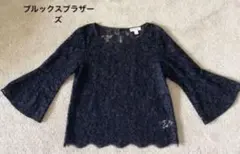 ブルックスブラザーズ　レースフレアスリーブブラウス