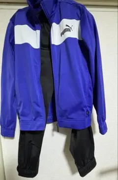 PUMA ジャージ上下セット 160 紫/黒