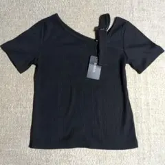 SUREVE ブラック オフショルダー Tシャツ M