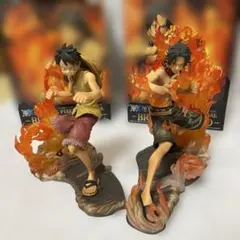 【箱あり】ワンピース　フィギュア　ルフィ　エース
