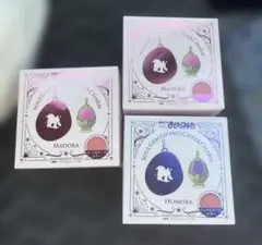 まどマギ　ソウルジェムリップカラー&チークカラー　チャーム付き　化粧品　3個