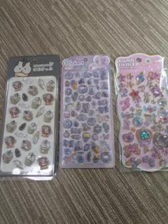 ボンボンドロップ風シール　キャンディージェム　3個セット