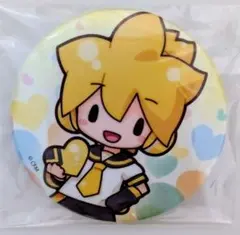 セガ ラッキーくじ ピアプロキャラクターズ 「ふわぷち」　鏡音レン　缶バッチ