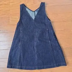 UNIQLOキッズ デニムジャンパースカート　110㎝