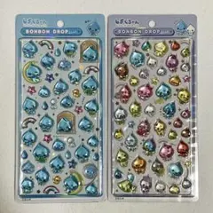 【未開封】ボンボンドロップシール しずくちゃん 森のなかまたち 2枚セット