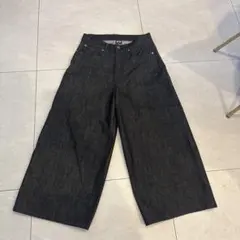 NOREMID WIDE RIGID DENIM PANTS-BLACK - メルカリ
